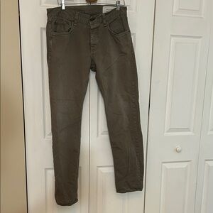 Rag & Bone Khaki Slim Leg Pants